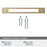 Medora Zinc Golden Champagne Cabinet Backplate 28