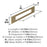 Medora Zinc Golden Champagne Cabinet Backplate 18