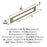 Medora Zinc Golden Champagne Cabinet Backplate 13
