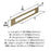 Medora Zinc Golden Champagne Cabinet Backplate 19