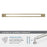 Medora Zinc Golden Champagne Cabinet Backplate 30