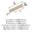 Thoreau Zinc Golden Champagne Cabinet Backplate 11