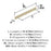 Thoreau Zinc Golden Champagne Cabinet Backplate 16