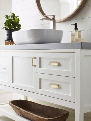 Stature Zinc Golden Champagne Cabinet Pull 4