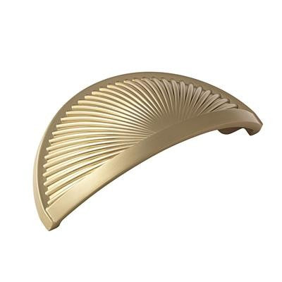 Sea Grass Zinc Golden Champagne Cabinet Pull 1