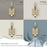 Aliso Zinc Golden Champagne Hook 7
