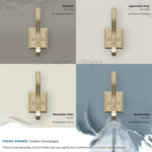 Aliso Zinc Golden Champagne Hook 7