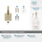 Aliso Zinc Golden Champagne Hook 3