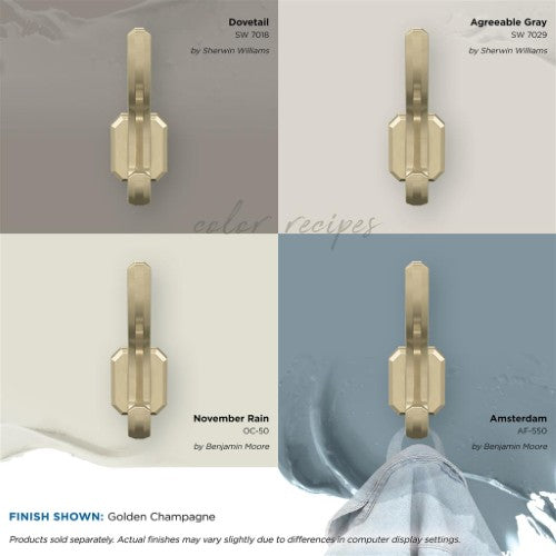 Granlyn Zinc Golden Champagne Hook 7