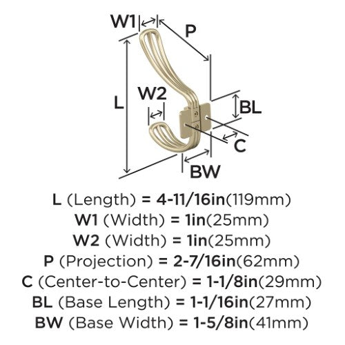 Vinland Zinc Golden Champagne Hook 2