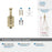 Alder Zinc Golden Champagne Hook 3