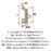 Bray Zinc Golden Champagne Hook 2