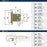 Decorative Hinges Steel Golden Champagne Cabinet Hinge 2