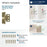 Decorative Hinges Steel Golden Champagne Cabinet Hinge 3
