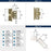 Decorative Hinges Steel Golden Champagne Cabinet Hinge 2