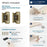 Decorative Hinges Steel Golden Champagne Cabinet Hinge 3