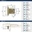 Decorative Hinges Steel Golden Champagne Cabinet Hinge 2