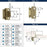 Decorative Hinges Steel Burnished Brass Cabinet Hinge 4