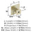 Appoint Zinc Golden Champagne Cabinet Knob 2