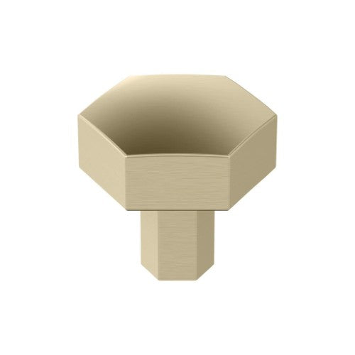 Caliber Zinc Golden Champagne Cabinet Knob 1