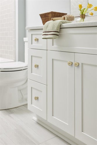 Edona Zinc Burnished Brass Cabinet Knob 9