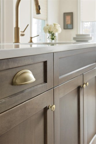 Edona Zinc Golden Champagne Cabinet Knob 8