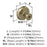 Factor Zinc Golden Champagne Cabinet Knob 2