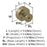 Radius Stainless Steel Golden Champagne Cabinet Knob 2