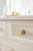Balata Zinc Golden Champagne Cabinet Knob 10