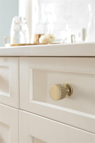 Ballard Zinc Golden Champagne Cabinet Knob 10