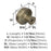 Blackrock Zinc Golden Champagne Cabinet Knob 7