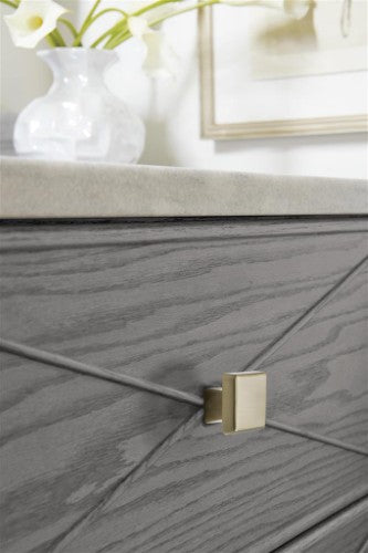 Blackrock Zinc Golden Champagne Cabinet Knob 13