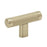 Bronx Zinc & Stainless Steel Golden Champagne Cabinet Knob 1