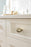 Coble Zinc Golden Champagne Cabinet Knob 4