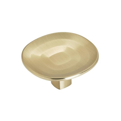 Concentric Zinc Golden Champagne Cabinet Knob 1