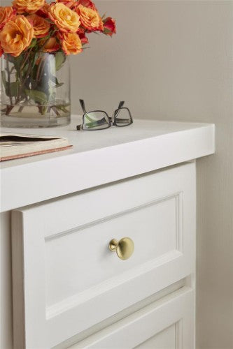 Edona Zinc Burnished Brass Cabinet Knob 10