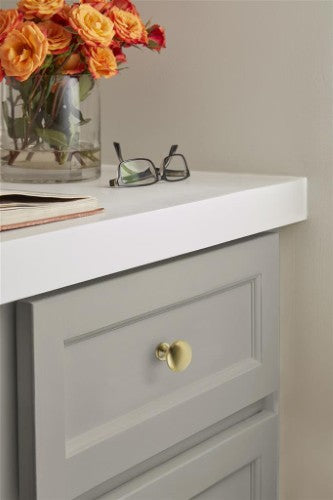 Edona Zinc Burnished Brass Cabinet Knob 11