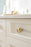 Faraday Zinc Golden Champagne Cabinet Knob 7