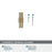 Farewind Zinc Golden Champagne Cabinet Knob 6