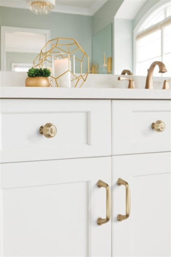 Kane Zinc Golden Champagne Cabinet Knob 7