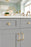 Kane Zinc Golden Champagne Cabinet Knob 9