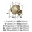 Kane Zinc Golden Champagne Cabinet Knob 4