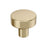 Merced Zinc Golden Champagne Cabinet Knob 1