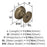 Revitalize Zinc Golden Champagne Cabinet Knob 2