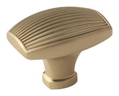 Sea Grass Zinc Golden Champagne Cabinet Knob 2