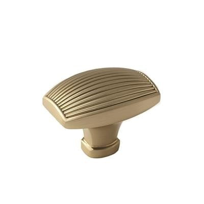 Sea Grass Zinc Golden Champagne Cabinet Knob 1