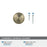 Westerly Zinc Golden Champagne Cabinet Knob 5