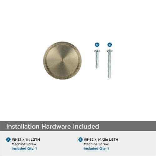 Westerly Zinc Golden Champagne Cabinet Knob 5