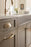 Candler Zinc Golden Champagne Cabinet Pull 26