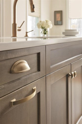 Ashby Zinc Golden Champagne Cabinet Pull 4
